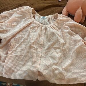 Rumored Light Pink Gingham Top